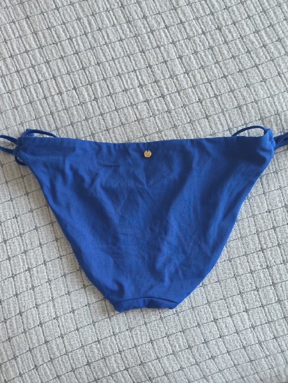 Victoria's Secret Royal Blue Tie-Side Bikini Bottoms - Picture 2 of 5
